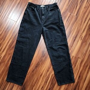 Madewell Baggy Jeans - Black Wash